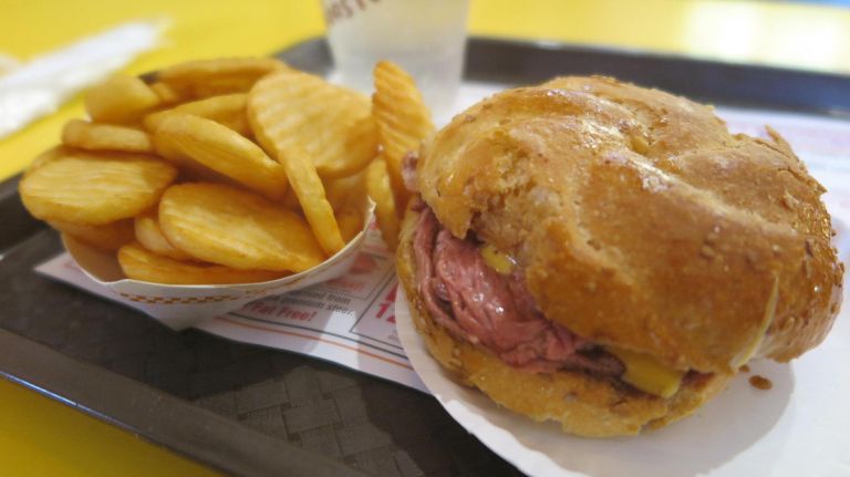 Roll-N-Roaster, which used to have waitresses on skates, serves one of, if not the best, roast beef sandwiches in the area.