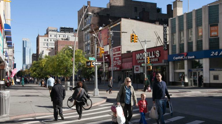 Downtown Brooklyn photos 17 The Fulton Street Mall in Downtown Brooklyn.
