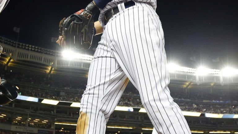 Derek Jeter's final game at Yankee Stadium 136 Derek Jeter of the Yankees walks to the dugout after the sixth inning against the Baltimore Orioles at Yankee Stadium on Thursday, Sept. 25, 2014.