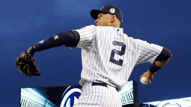 Derek Jeter's final game at Yankee Stadium 155 Derek Jeter of the Yankees warms up before a game against the Baltimore Orioles at Yankee Stadium on Thursday, Sept. 25, 2014.