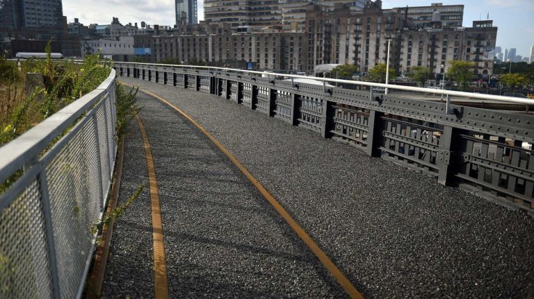 High Line photos: Final section of the park opens 31 A view from the new High Line at the Rail Yards seen before the opening of the $35 million expansion of the popular park in Manhattan on Saturday, Sept. 20, 2014.