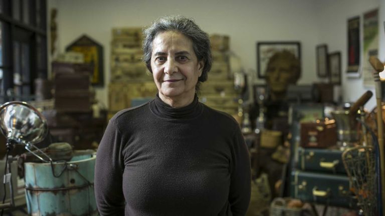 Hadassah Zuberi Ben-Dor poses for a photo at her store Gargoyles.