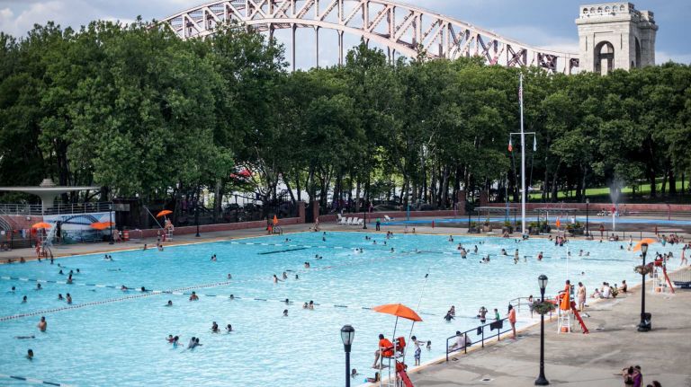 The Astoria Pool in Astoria Park on July 17, 2014.