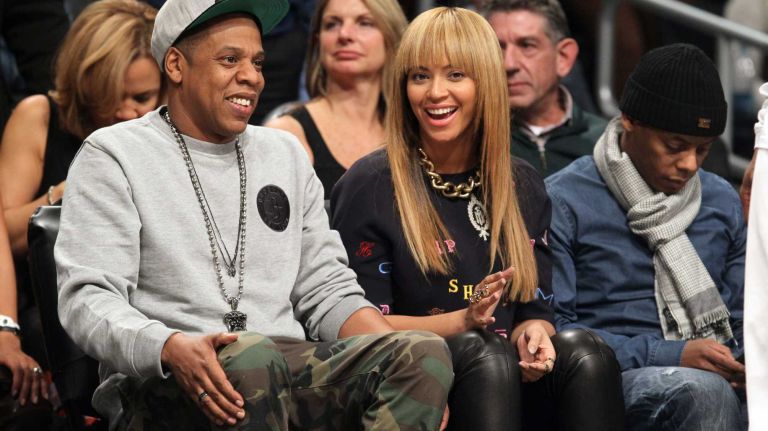 New York City power couples that give us #relationshipgoals 4 He may have recently sold his stakes in the Nets and the Barclays Center, but HOV and Bey still frequent many a New York NBA game. They got married in the city in April 2008 (with a reception at his Tribeca apartment), and she gave birth to their daughter Blue Ivy in a tricked-out suite at Lenox Hill hospital in January 2012.