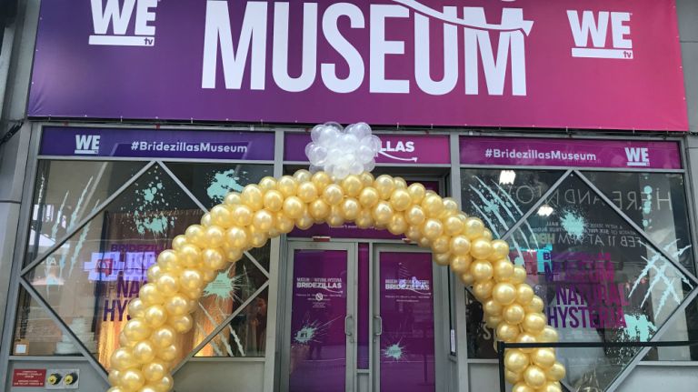 'Bridezillas' Museum of Natural Hysteria: See photos 11 Enter into the Museum of Natural Hysteria through this ornate balloon sculpture of an engagement ring and prepare yourself for crazy.