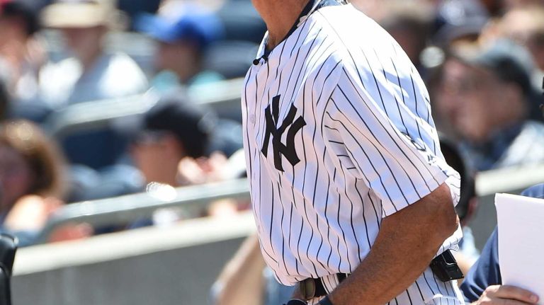 Former New York Yankees player Paul O'Neill is introduced during the 70th annual Old-Timers' Day at Yankee Stadium on Sunday, June 12, 2016.