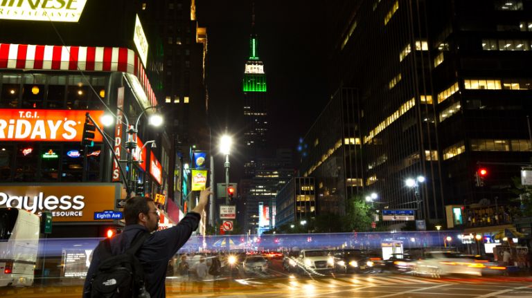 ... and there's no way you'll get a cab. But you can probably get an Uber if you can afford the insane surge pricing.