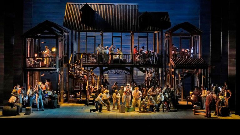 Tshombe Selby, an aspiring opera singer and usher at the Metropolitan Opera, is now also working as a member of the chorus in the current production of 