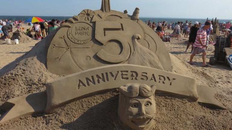 The 25th Annual Coney Island Sand Sculpting Contest. 