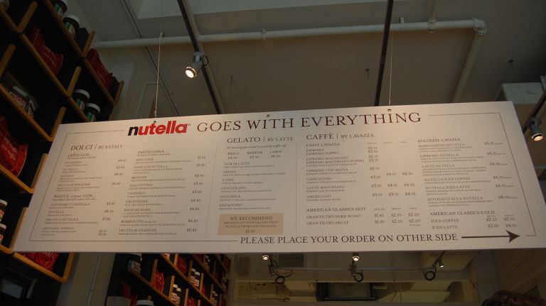 Nutella goes with everything.