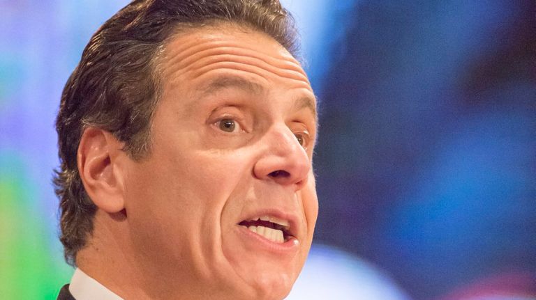New York Gov. Andrew Cuomo said Texas Sen. Ted Cruz does not know what New York values are. Pictured: Cuomo delivers his State of the State address at the Empire State Plaza Convention Center in Albany, New York, on Jan. 13, 2016.