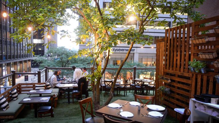 Wall Street Grill welcomes customers to the 'family' for Rosh Hashanah dinner 4 The Wall Street Grill is offering Kosher rooftop dining for Rosh Hashanah. Their chef is from Southern Italy, one of the partners is a Muslim from Morocco another is a Catholic from Germany and the third is an Orthodox Jew from Long Island.