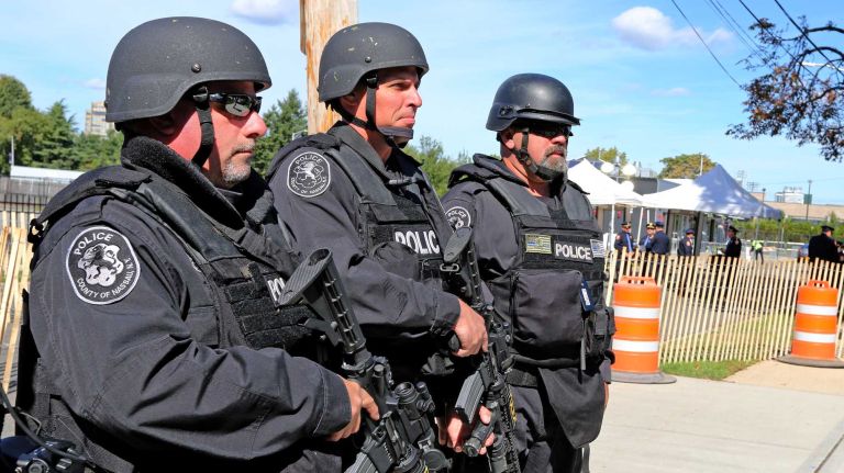 Presidential debate at Hofstra: Photos from the scene 26 Heightened security is evident at Hofstra University hours before the presidential debate on Sept. 26, 2016.