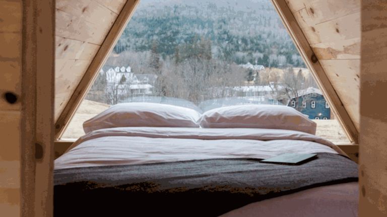 At Eastwind in the Catskills, you can&nbsp;take in the sights from&nbsp;glamping cabins.