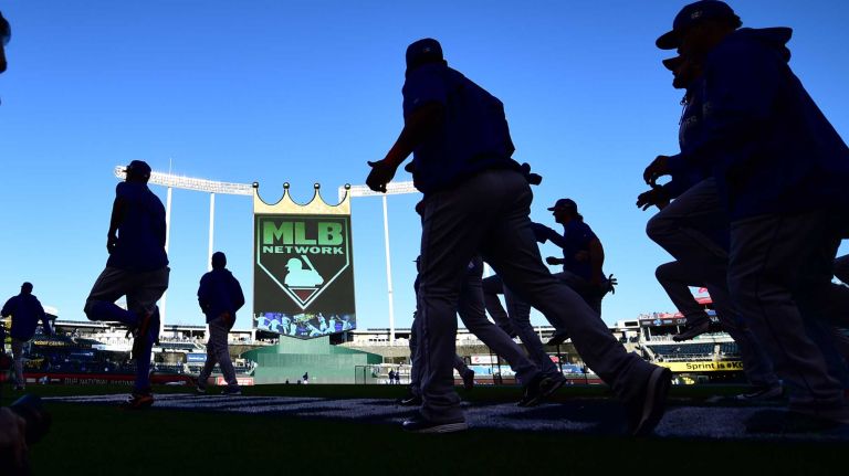 World Series Game 2: Mets vs. Royals 73 New York Mets warmup prior to Game 2 of the World Series against the Kansas City Royals at Kauffman Stadium on Wednesday, Oct. 28, 2015.