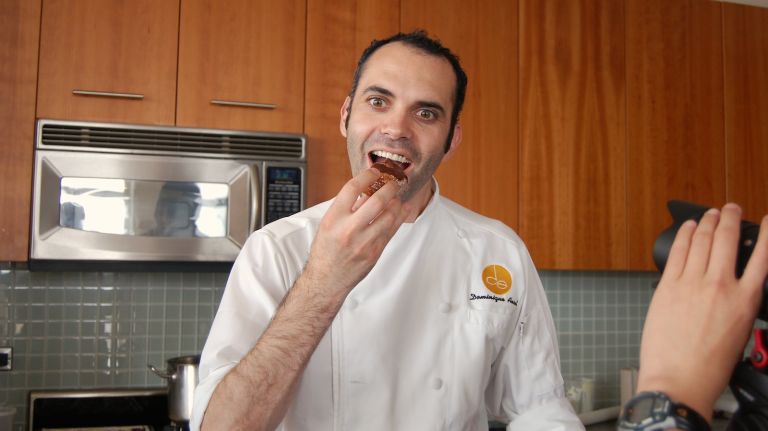 You know, just goofing around, eating Cronuts.