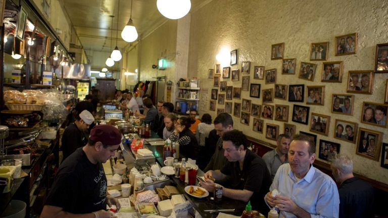 New York City diners fight for their futures 2 Eisenburg's Sandwich, a diner at 5th Avenue near Flat Iron building in Manhattan is crowded during lunch time on Thursday, Nov. 5, 2015.