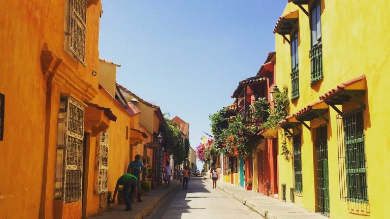 Escape the cold in Cartagena, Colombia 1 The old city of Cartagenade Indias is very walkable.