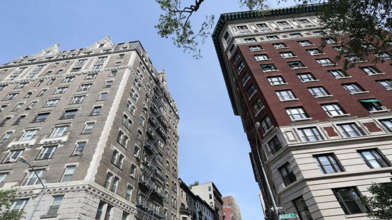 The city's home sales market is typically robust in the fall, but experts say recent economic instability is making the upcoming season difficult to predict. Manhattan homes like these ones in Morningside Heights are more affordable than their downtown counterparts.