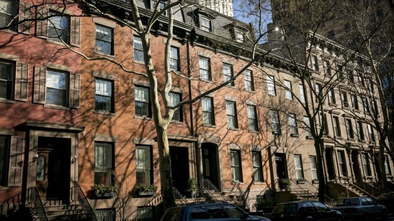 Homes along Willow Street in Brooklyn Heights.