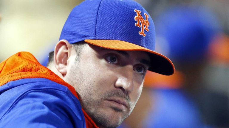 Mets 2015 starting rotation preview 1 Matt Harvey of the New York Mets looks on after an inning against the Houston Astros at Citi Field on Friday, Sept. 26, 2014.