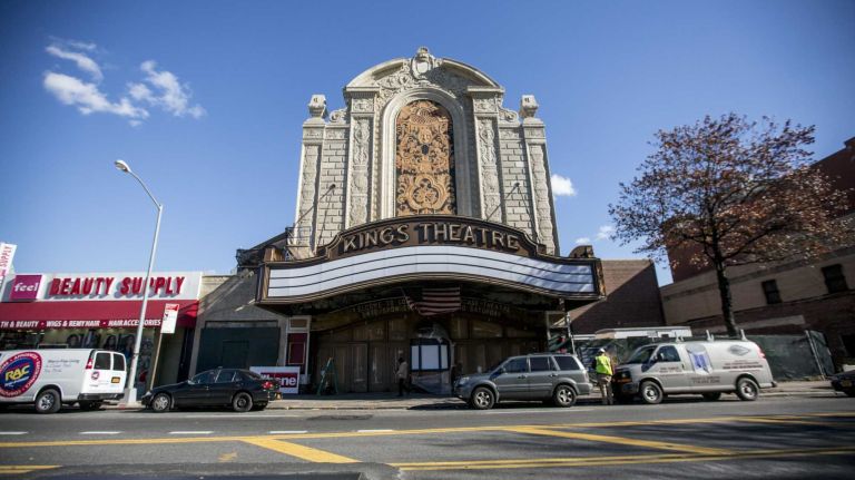 Kings Theatre in Flatbush in Brooklyn on November 14, 2014.  