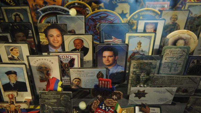 9/11 Memorial Museum opens to the public 2 Items, including mass cards, are displayed at the National September 11 Memorial Museum at the World Trade Center site on Monday, May 14, 2014. The National September 11 Memorial Museum is committed to honoring the heroes, remember the victims and preserve the history of the 9/11 attacks.