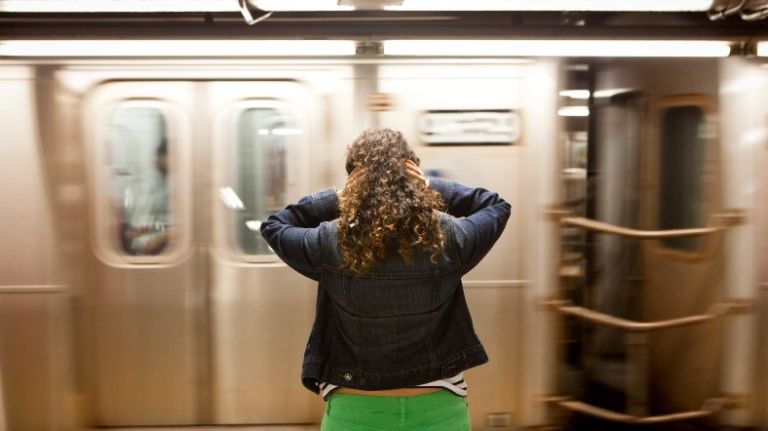 Subways can be too loud. 