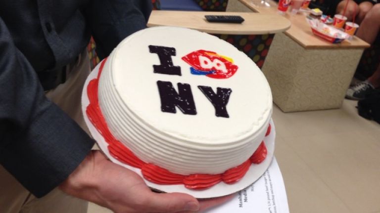 Dairy Queen takes Manhattan for the first time ever. The two-story location is at 54 W. 14th St. 