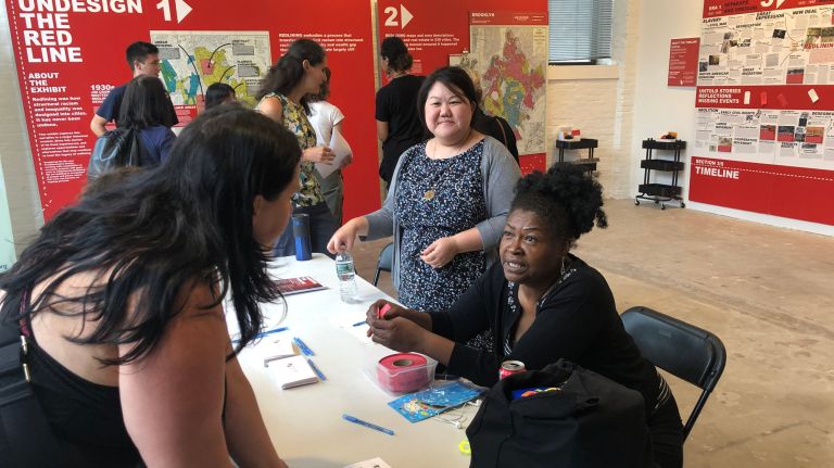 Redlining exhibit in Brooklyn is a 'medicine' that aims to 'cure' the effects of racism 2 "Undesign the Redline" aims to educate people about the history of purposeful disinvestment in communities of color and its long-term effects.
