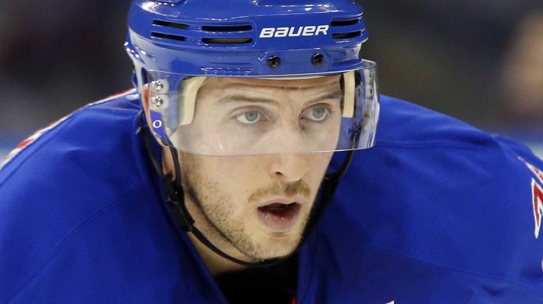 Ryan Callahan looks on during a game at Madison Square Garden on Tuesday, Jan. 14, 2014.