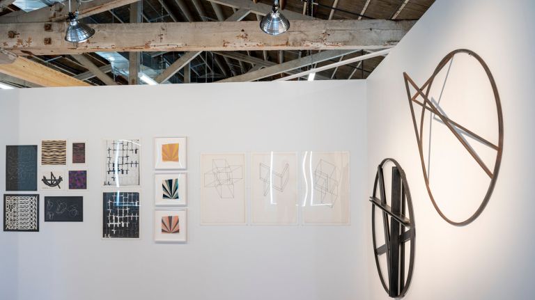 An installation by the artist Bettina at LMCC's Arts Center at Governors Island on Sep. 19.