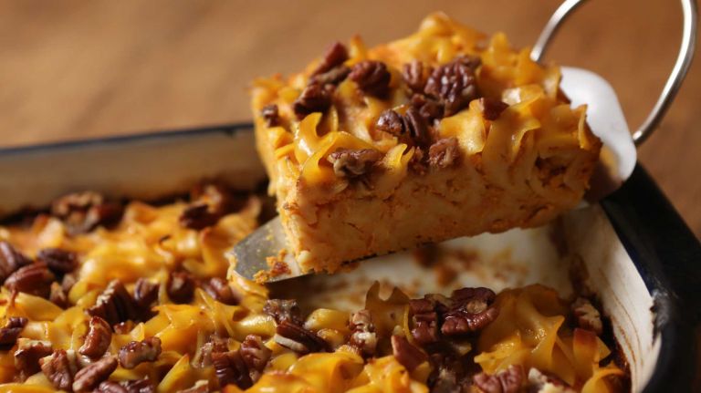 Sweet pumpkin noodle kugel. ( Nov. 12, 2013)