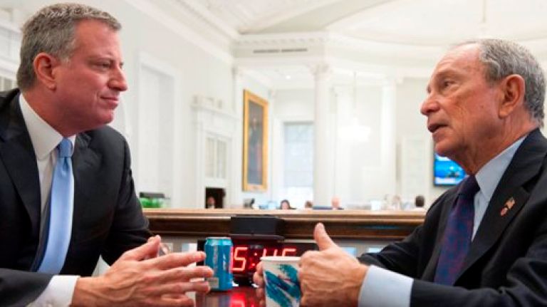 Q&A with Geoffrey Rush, star of 'The Book Thief' 1 Bill de Blasio and Michael Bloomberg meet the day after the election.