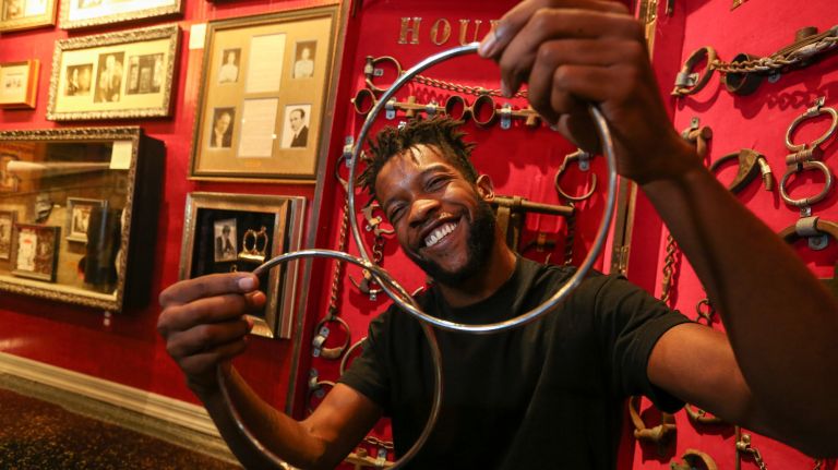 Rajon Lynch, the new director of the Houdini Museum of New York, hails from the Appleton, Wisconsin area, which is also Houdini's hometown.