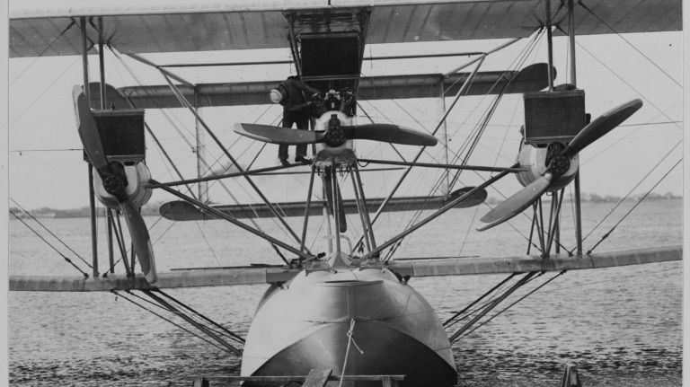 First transatlantic flight remembered 100 years after departing Rockaways, Queens 2 The NC-4, pictured here in the Rockaways, was one of several NC planes designed for World War I combat. By the time the planes were ready for flight, however, the war was over.