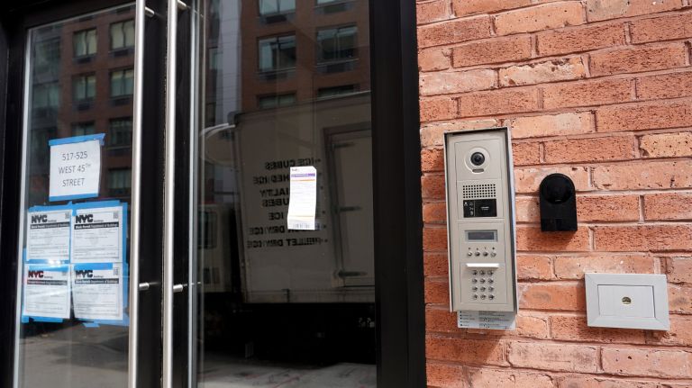 Latch,&nbsp;installed at 517-525 West 45th St. in Manhattan,&nbsp;is an entrance system that&nbsp;allows users to enter with a mobile app, card or personal code.