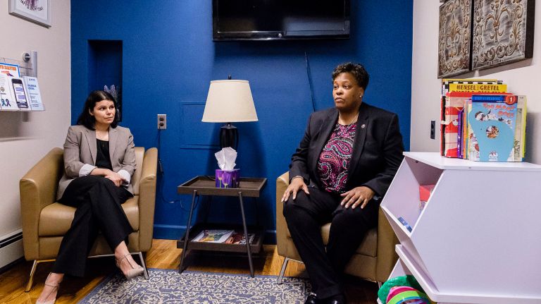 Inside the Special Victims Division there are now two new private interview rooms where survivors can meet with investigators. 