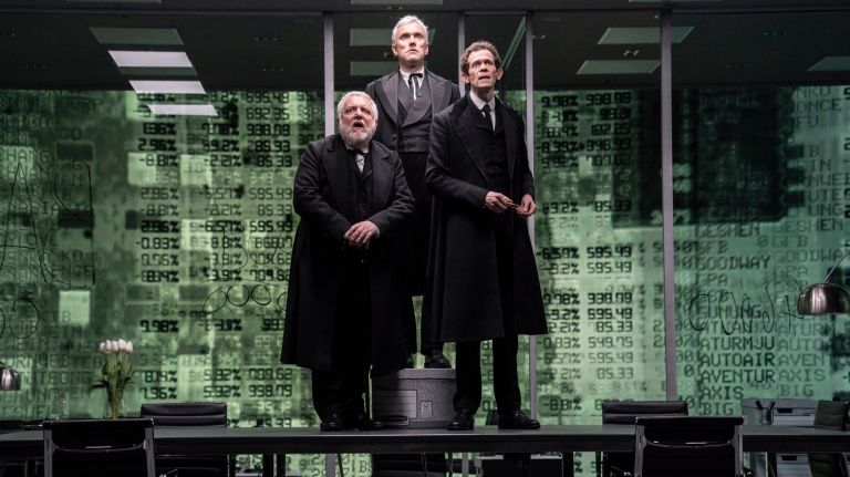 Simon Russell Beale, Ben Miles and Adam Godley star in "The Lehman Trilogy."