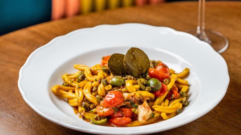 Feroce Ristorante specializes in Italian fare, like&nbsp;casarecce alla lucianna.