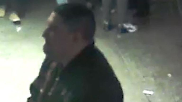 Police say this man bit off part of a security guard's finger when he was denied entry to a Queens bar.