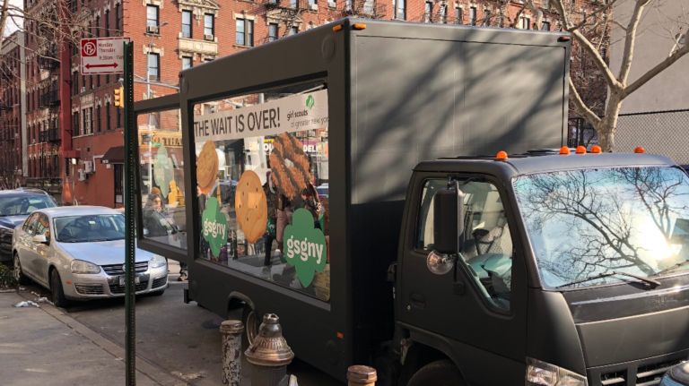 Girls Scouts will be selling cookies in different areas of New York City from a special truck.