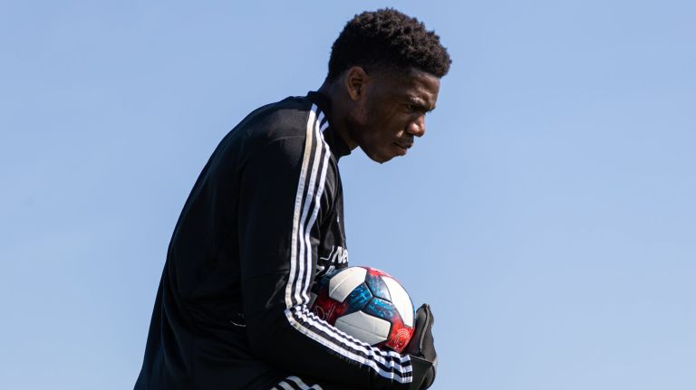 New York City FC goalkeeper Sean Johnson posted 10 shutouts last season, his second with the club.