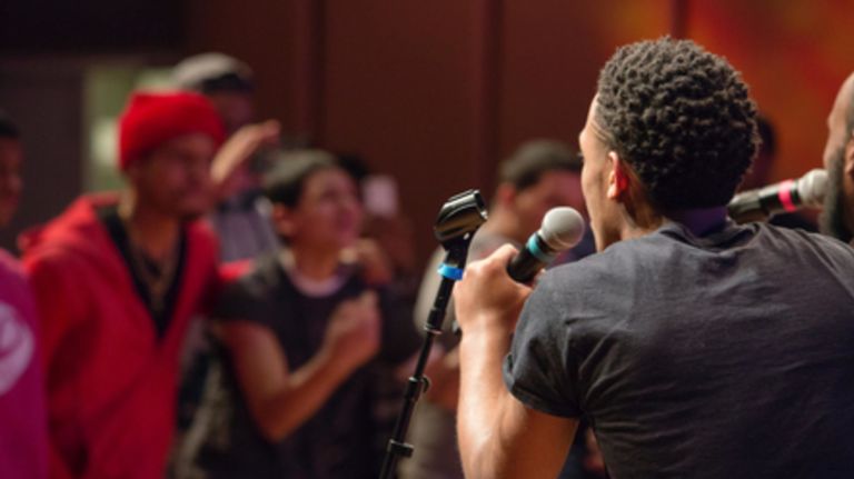 Students from the Passages Academy's Belmont School in Brooklyn and Bronx Hope in the Bronx took part in an eight-week-long workshop alongside professional artists to create original music and perform their collection at Carnegie Hall.&nbsp;