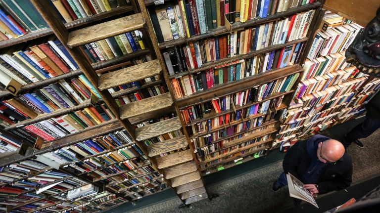 Westsider Rare & Used Books, shown in 2016, had planned to close in several weeks due to financial concerns.