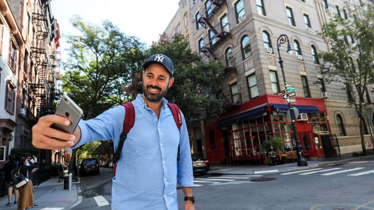 The one where 'Friends' fans flock to the Village, 25 years later 3 Johnny Rarris, visiting from Greece, included stopping by the "Friends" corner on his trip to New York City.
