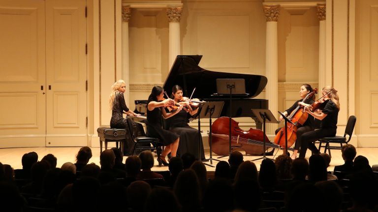 The UN Chamber Music Society of the United Nations Staff Recreation Council will play at Carnegie Hall on Tuesday.&nbsp;
