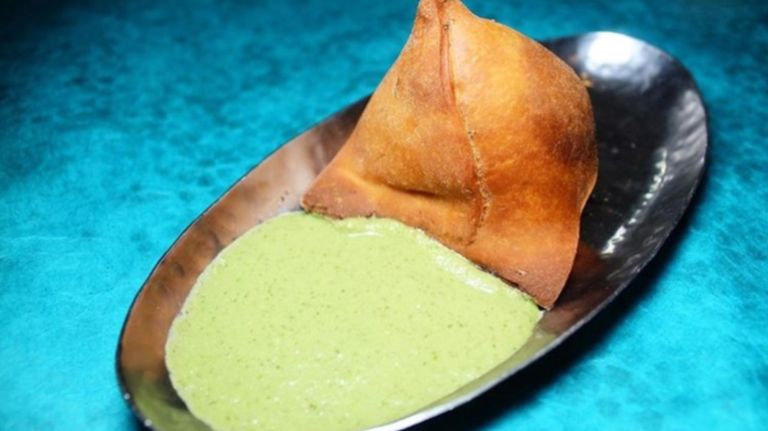 Pondicheri in the Flatiron District offers an assortment of samosas.