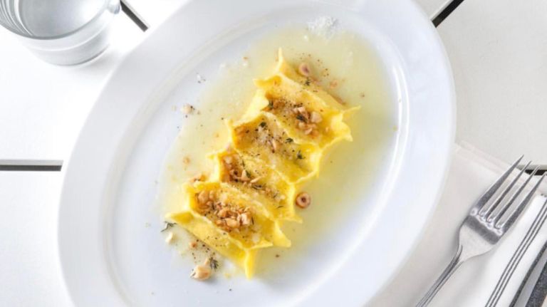 Vic's in NoHo offers borsa with a ricotta and pecorino filling.