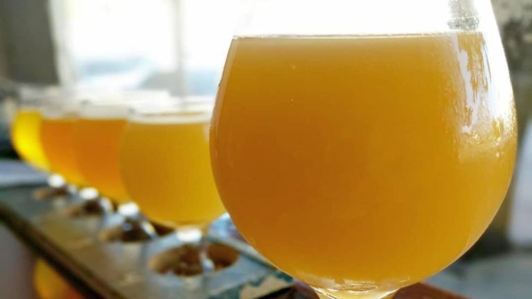 Brews at Dark City Brewing Company in Asbury Park, N.J.